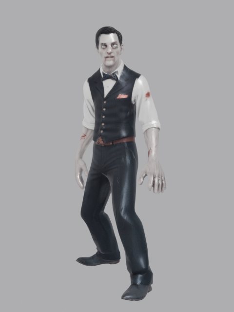waiter - front render