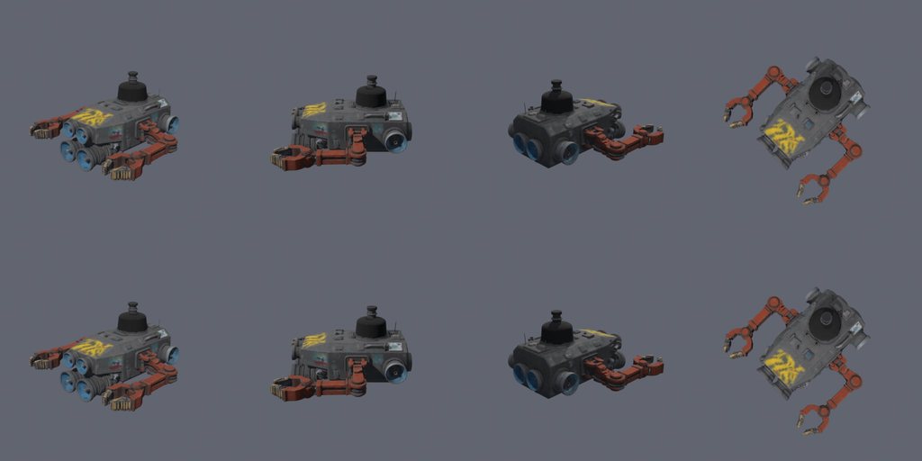 Space tug - four angles