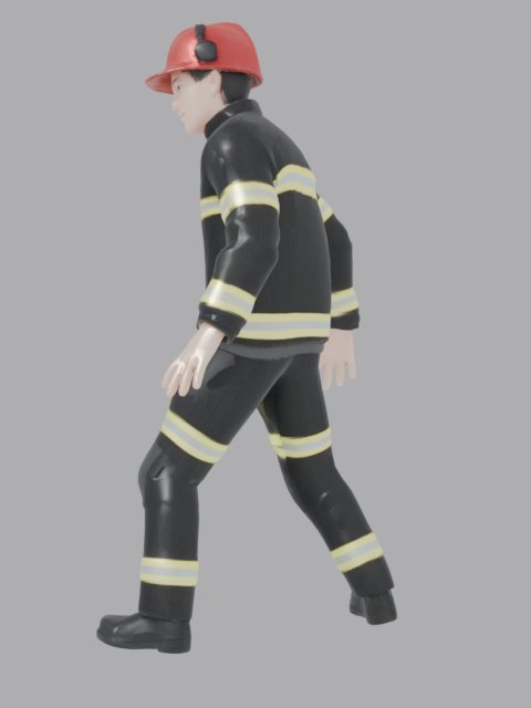 firefighter left