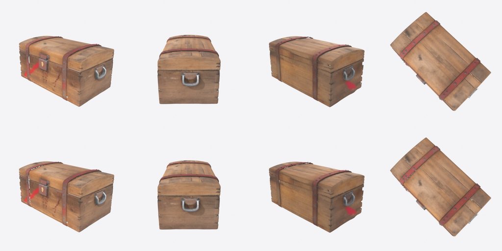 Coach Strongbox - four angles