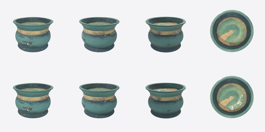 Spittoon - four angles