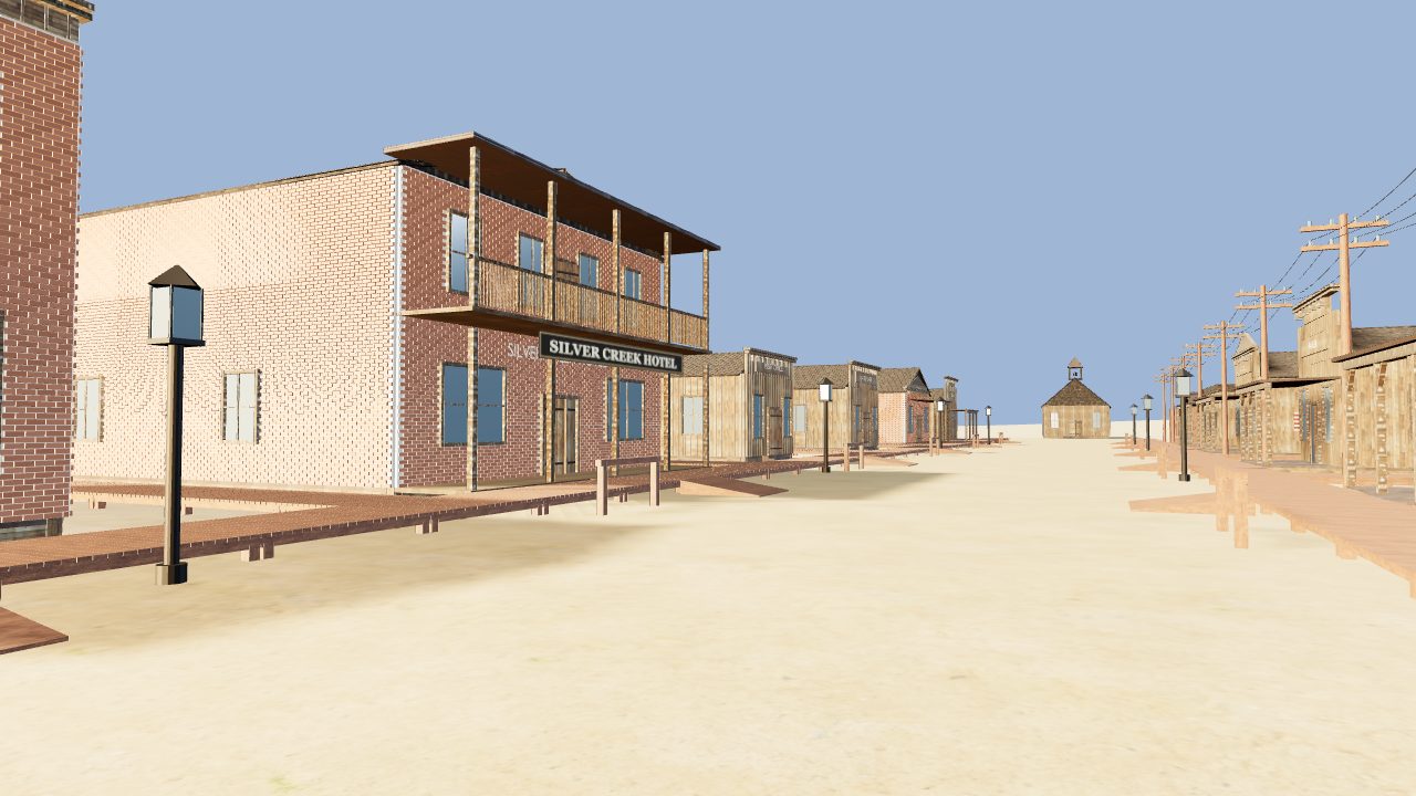 Silver Creek Full Kit - Western town, interiors, props and crowd - view 3